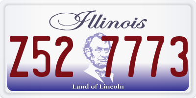 IL license plate Z527773