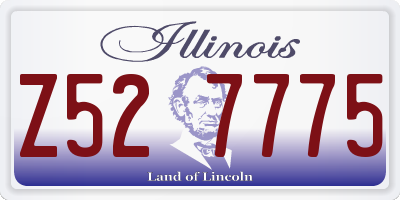 IL license plate Z527775