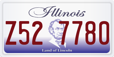 IL license plate Z527780