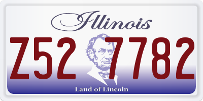 IL license plate Z527782