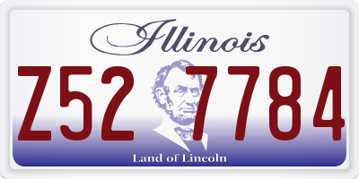 IL license plate Z527784