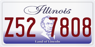 IL license plate Z527808