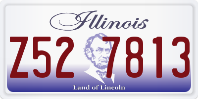 IL license plate Z527813