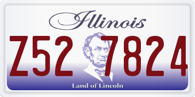 IL license plate Z527824