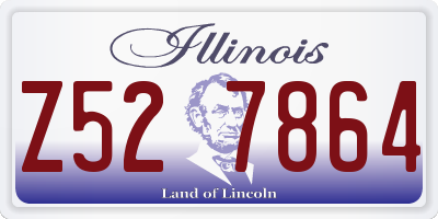 IL license plate Z527864