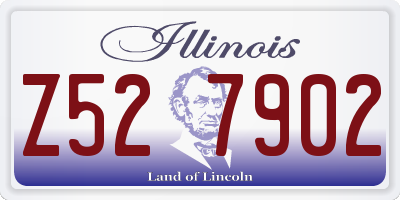 IL license plate Z527902