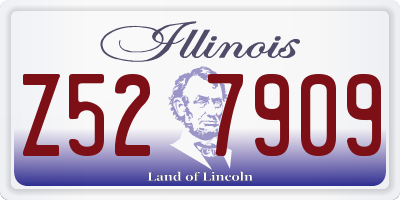 IL license plate Z527909