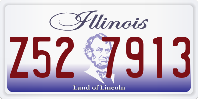 IL license plate Z527913