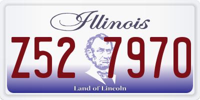 IL license plate Z527970