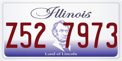 IL license plate Z527973