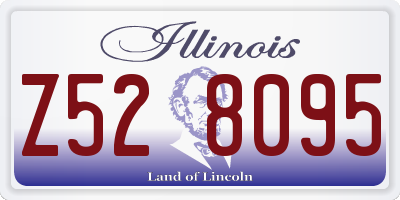 IL license plate Z528095