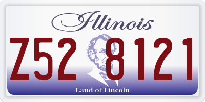 IL license plate Z528121