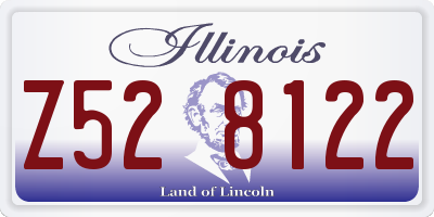 IL license plate Z528122