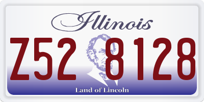 IL license plate Z528128