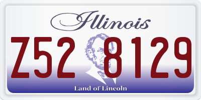IL license plate Z528129
