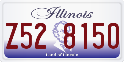 IL license plate Z528150
