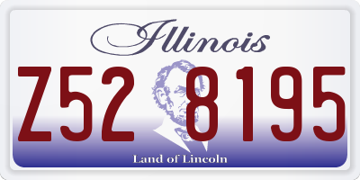 IL license plate Z528195