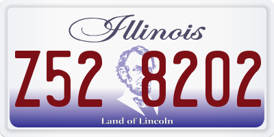IL license plate Z528202