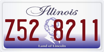IL license plate Z528211
