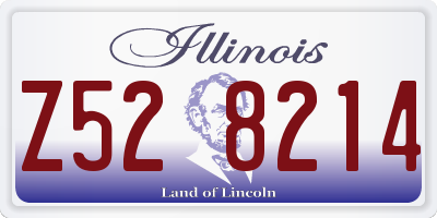 IL license plate Z528214