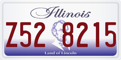 IL license plate Z528215