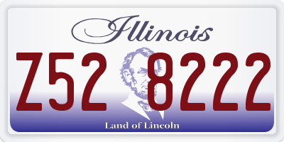 IL license plate Z528222