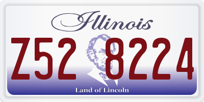 IL license plate Z528224