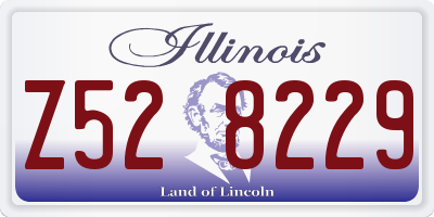 IL license plate Z528229