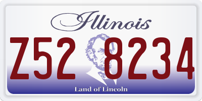 IL license plate Z528234