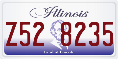 IL license plate Z528235