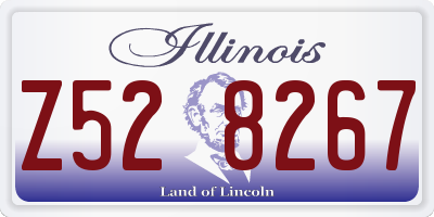 IL license plate Z528267