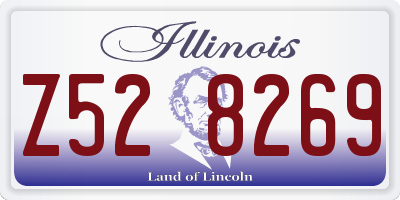 IL license plate Z528269