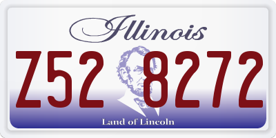 IL license plate Z528272
