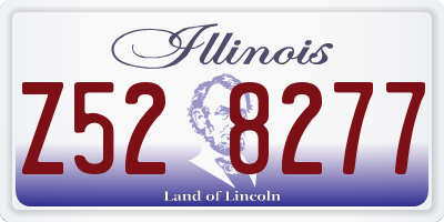 IL license plate Z528277