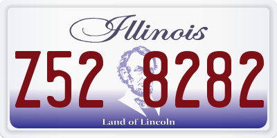 IL license plate Z528282
