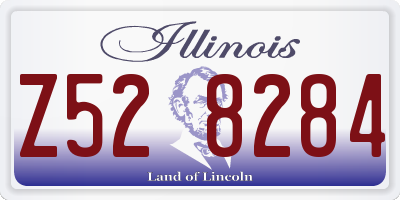 IL license plate Z528284