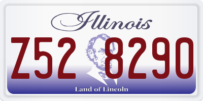 IL license plate Z528290