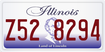 IL license plate Z528294