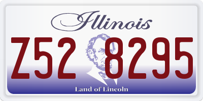 IL license plate Z528295