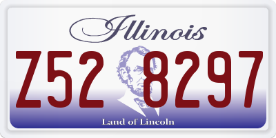 IL license plate Z528297