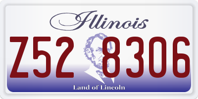 IL license plate Z528306