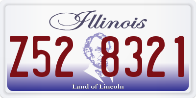 IL license plate Z528321