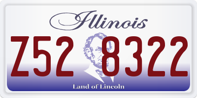 IL license plate Z528322