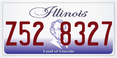 IL license plate Z528327