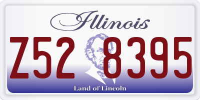 IL license plate Z528395
