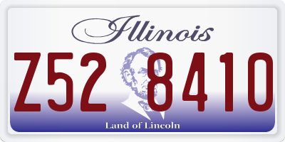 IL license plate Z528410