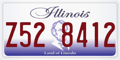 IL license plate Z528412