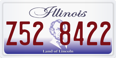 IL license plate Z528422