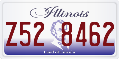 IL license plate Z528462