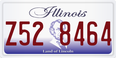 IL license plate Z528464